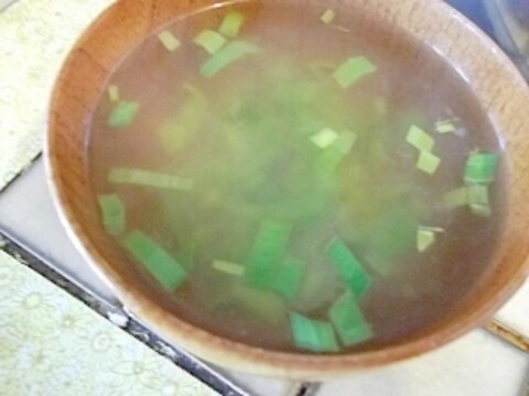 こぶ茶で簡単☆疲労回復・梅ねぎスープ